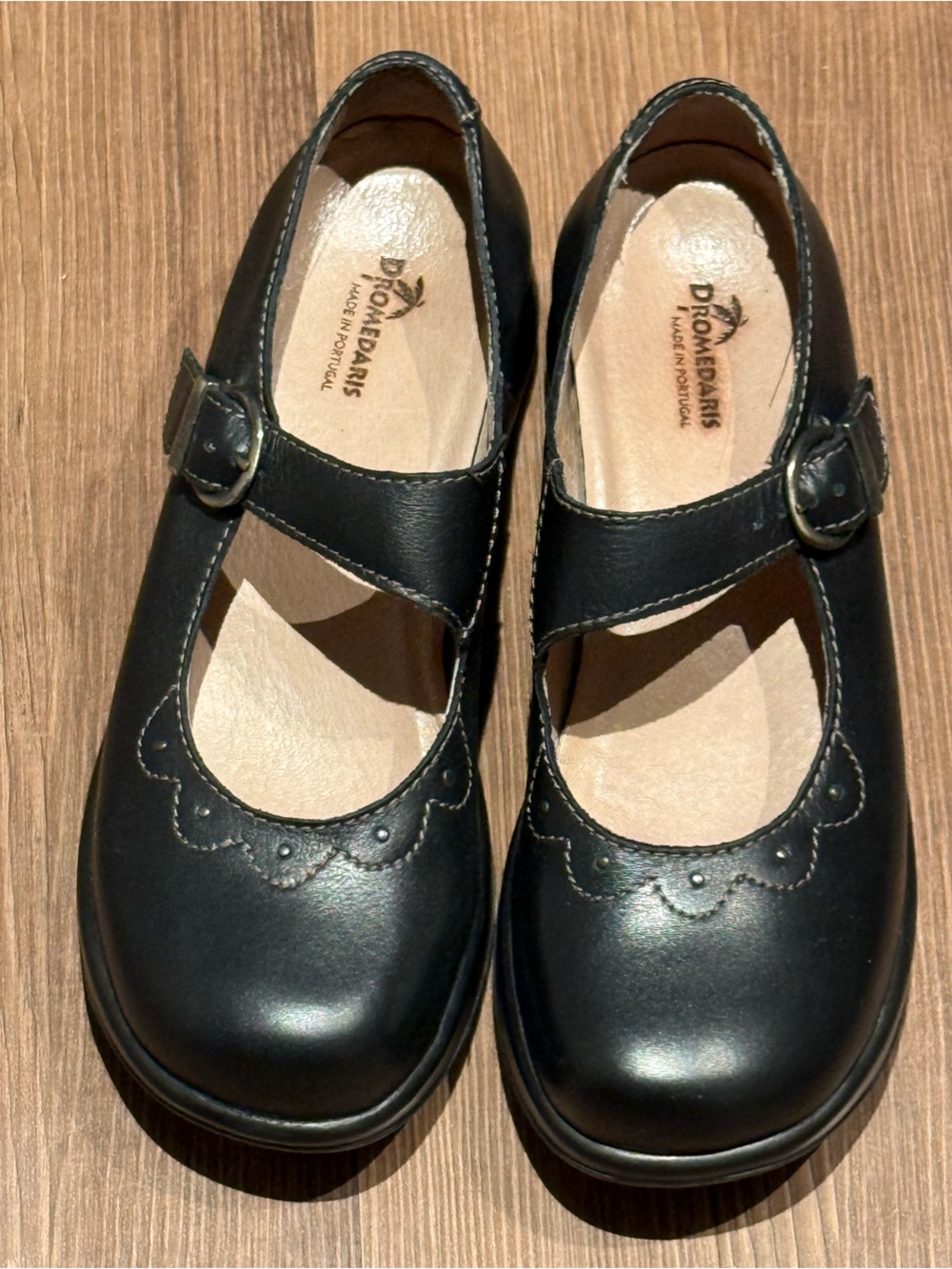 Dromedaris Black Mary Jane with Buckle Strap - Picture 4 of 7